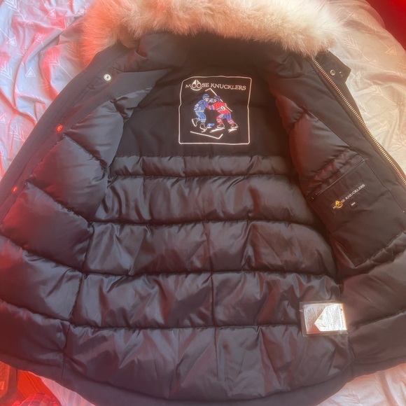 Moose Knuckles Boys Medium Coat - Picture 3 of 7